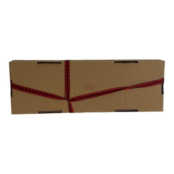 New Rae Dunn Set Of 3 Dog Ornaments Cheer, Jingle Bones, Jolly Red White NEW - Picture 4 of 7